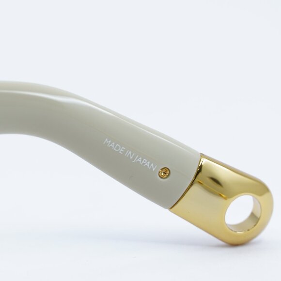 Jacquemus COLAPSO JAC/15 C3 Sunglasses Beige Geometric Frame, Brown Lenses - Picture 11 of 11